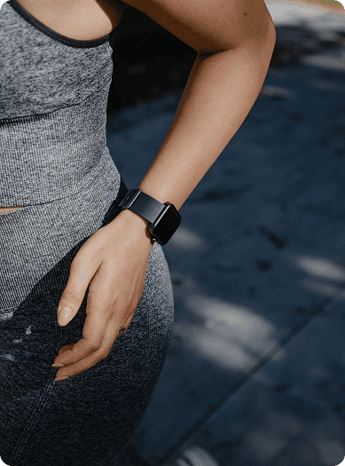 Hyfe CoughMonitor wearable worn during daily physical activity